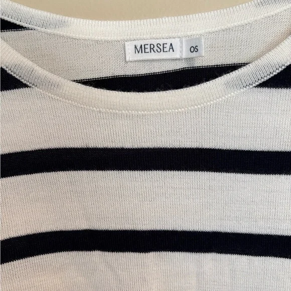 Striped Sweater with Heart Patch - Picture 4 of 9